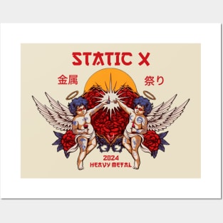 statuc x Posters and Art